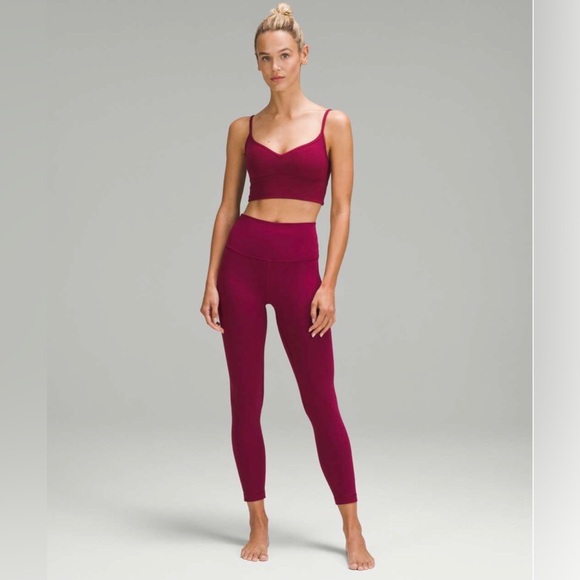 lululemon athletica Pants - Lululemon High Rise Leggings, Deep Luxe, Size 8